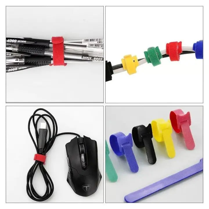 Avtoit | Self-adhesive & Reusable Cable Organizer (50 pieces)