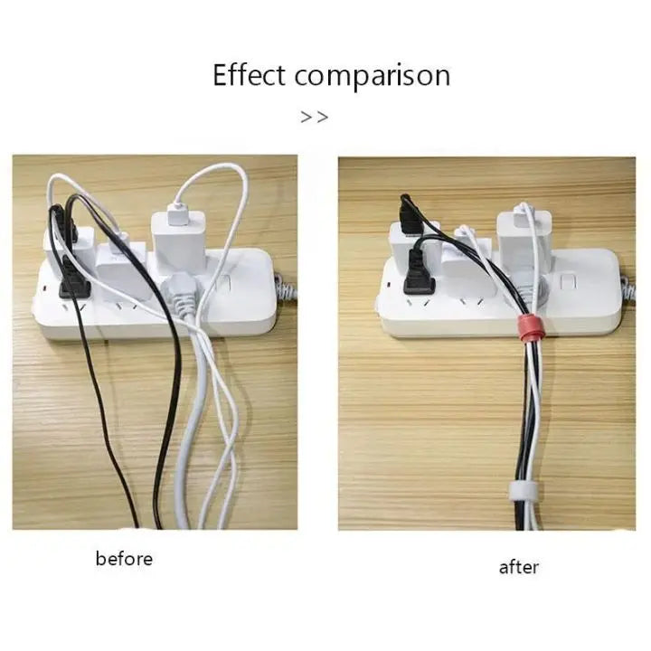 Avtoit | Self-adhesive & Reusable Cable Organizer (50 pieces)