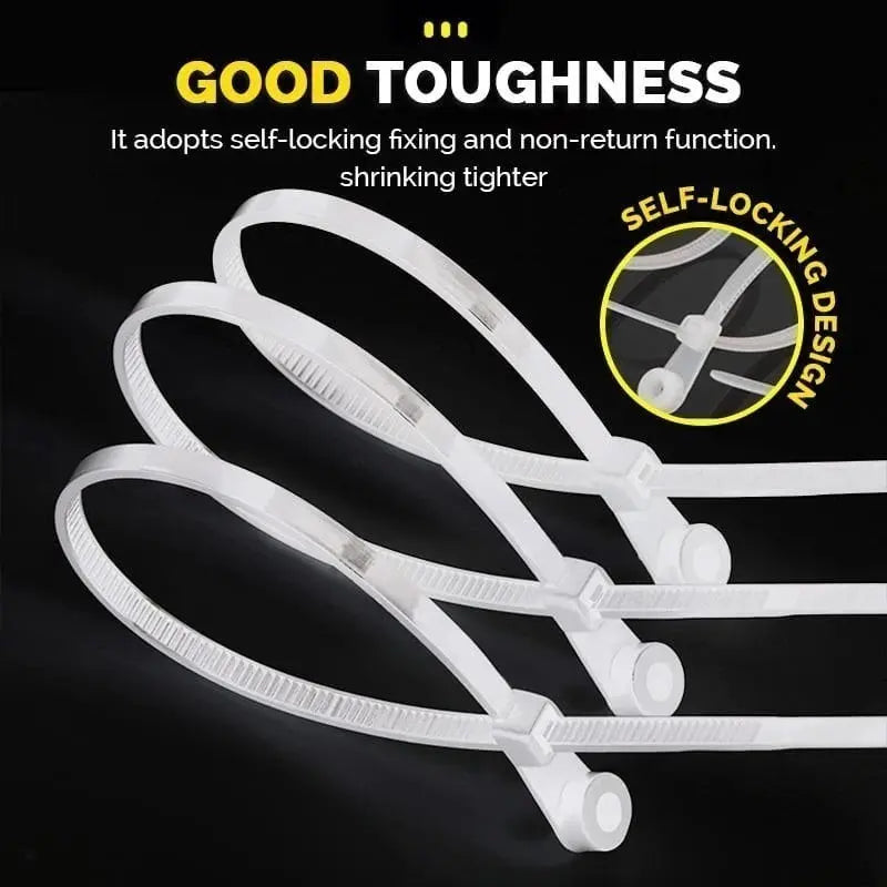 Avtoit | Self-locking Cable Ties with Screw Hole – Tensile Strength up to 22 kg