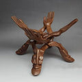 Avtoit | Serene Sculpture Wooden Luck Bearer Serving Platter