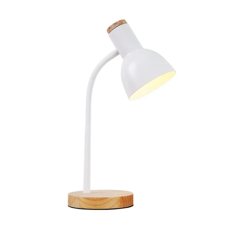Avtoit | Autumn and Winter Lighting | Nordic Creative Wood Art Iron LED Desk Lamp - Moxie