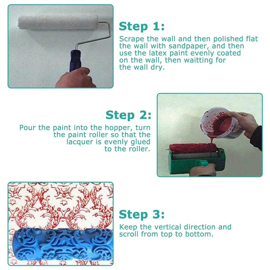 Avtoit | Artistry Pattern Creative Paint Roller Tool