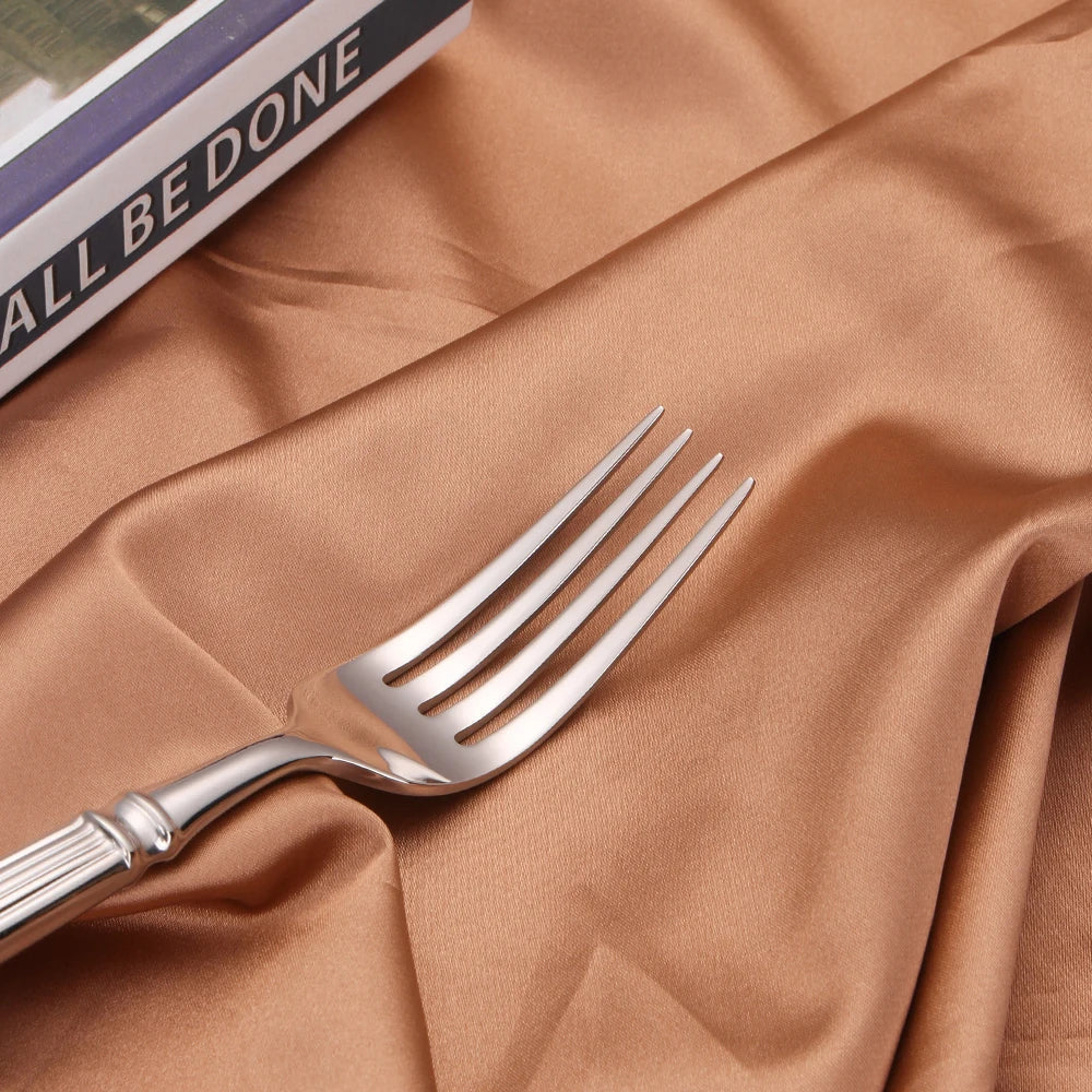 Avtoit | Premium Stainless Steel Cutlery Set – 304 Mirror Finish Silverware for Everyday & Formal Dining