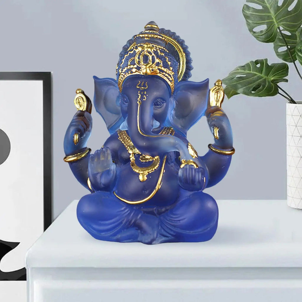 Avtoit | Rare colored semi-transparent Ganesh statues for luck in your home