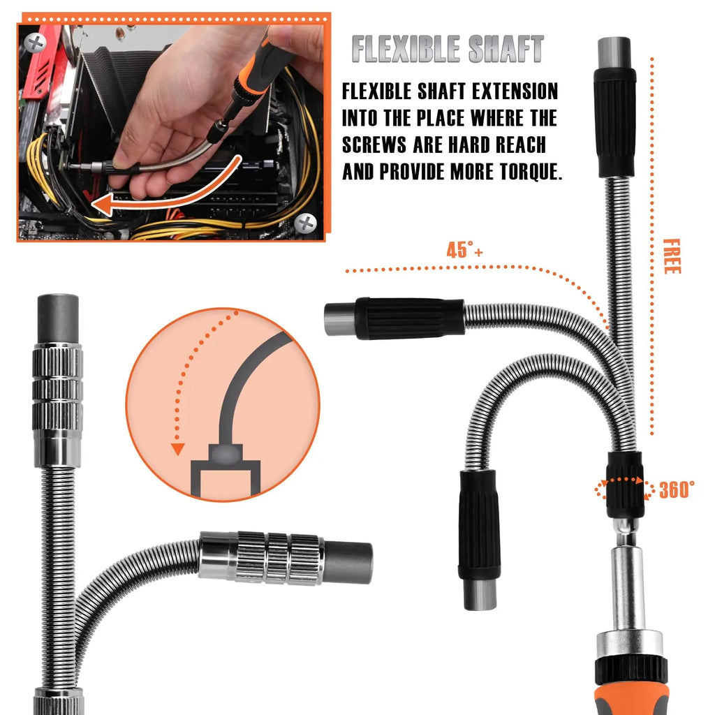 Avtoit | 68-in-1 Ratchet Screwdriver Set with Magnetic Bits & Extension Rod – FortiDrive