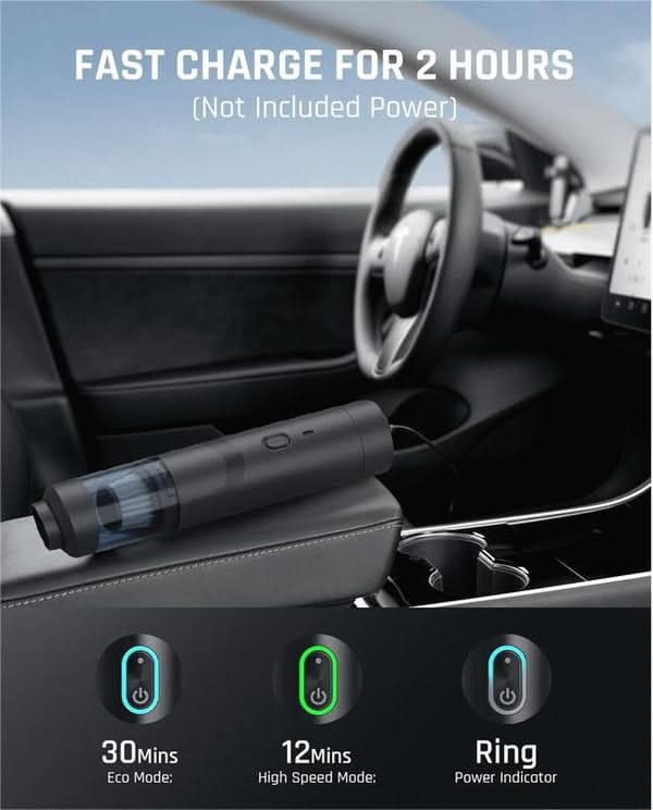 Avtoit | Cordless Handheld Vacuum Cleaner for Effortless Car & Household Cleaning