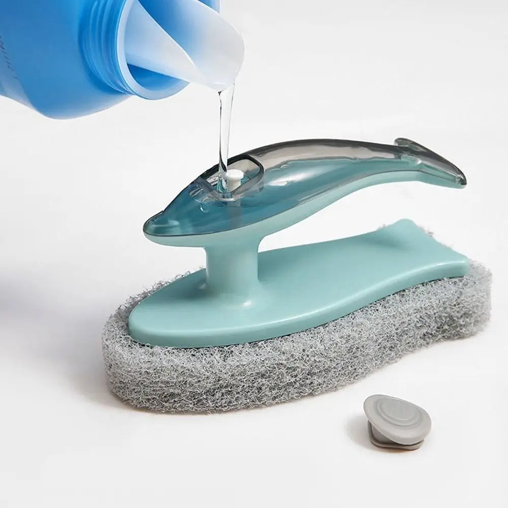 Avtoit | Soap Dispenser Dolphin-Shaped Kitchen Brush