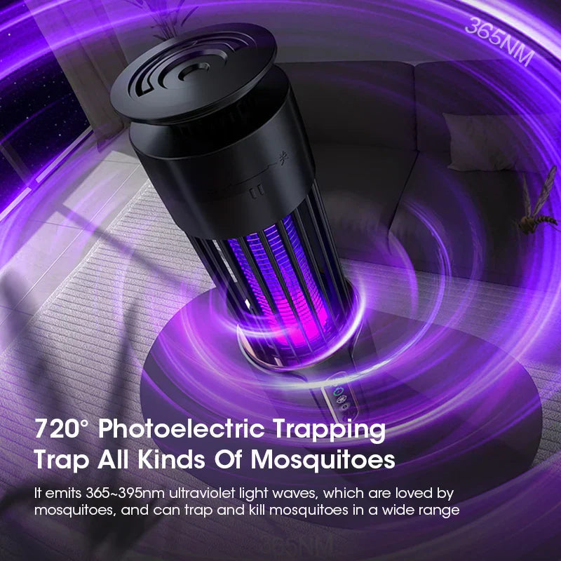 Avtoit | Zentora Mosquito Lamp | USB-powered & Quiet | Chemical-free with Night Light Function