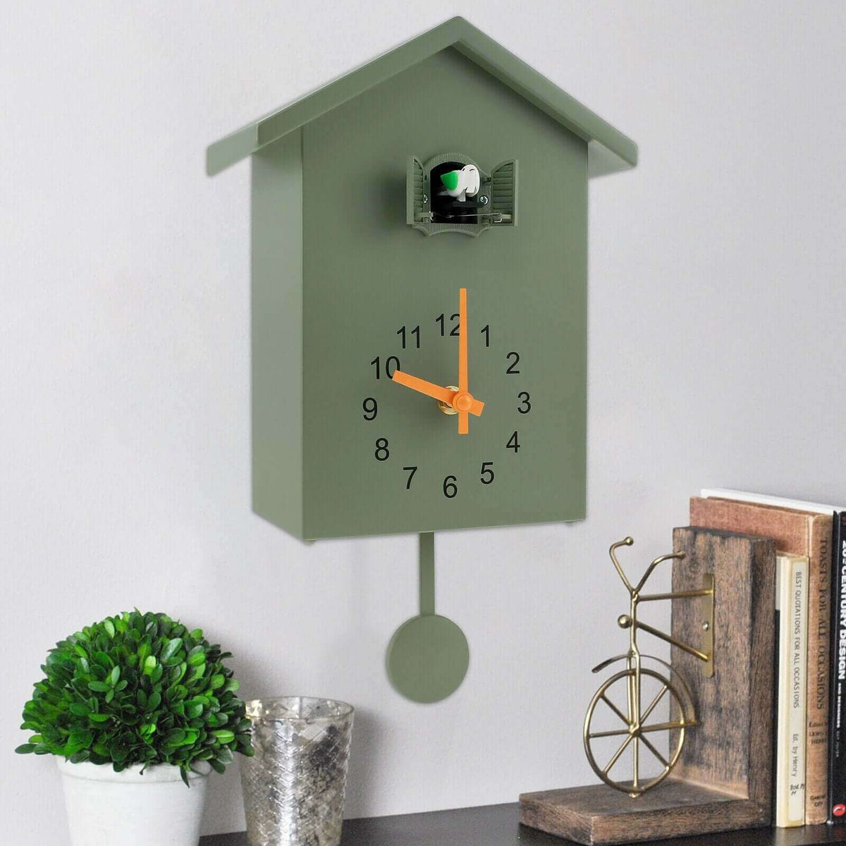 Avtoit | Contemporary Cuckoo Quartz Wall Clock