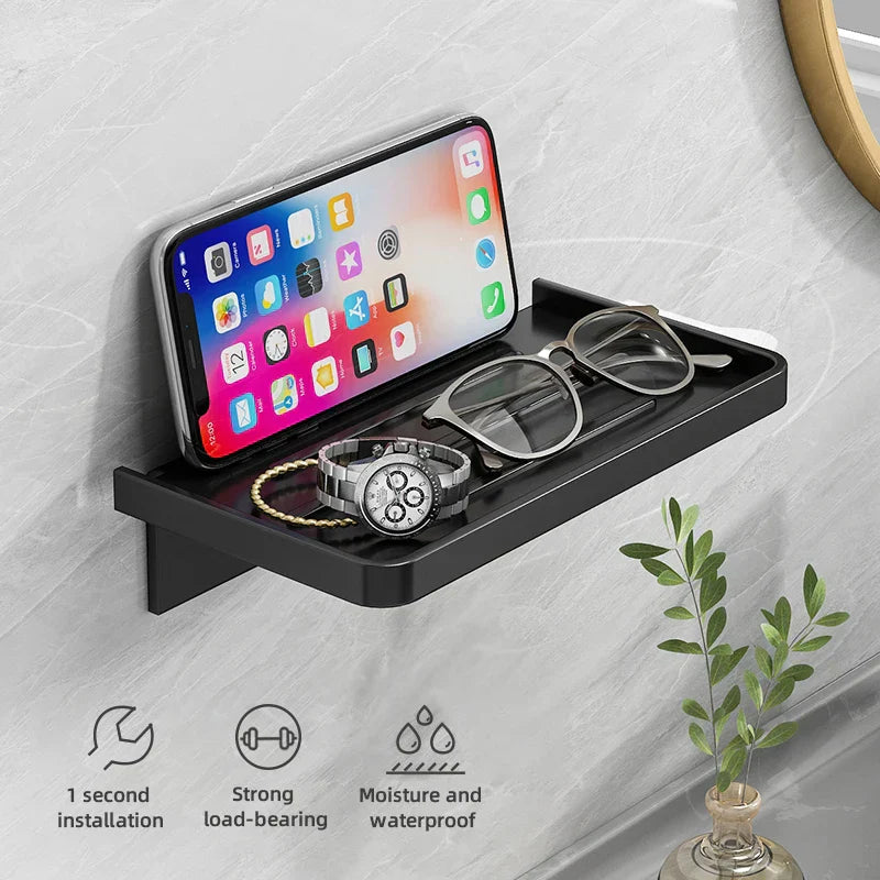 Avtoit | Showeriva Shower Shelf | With Phone Holder | Self-Adhesive | For Bathroom & Shower