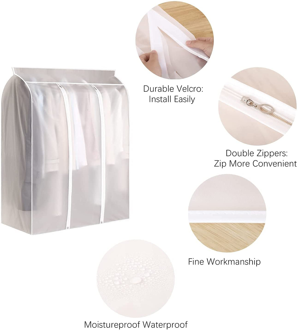 Avtoit | Home Organizer Dust Cover Clothes Storage Wardrobe Bag