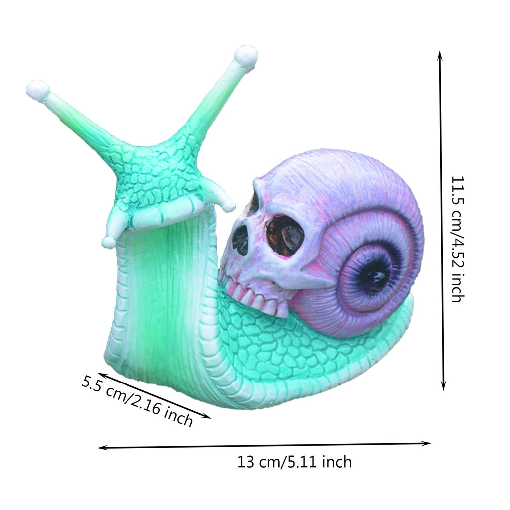 Avtoit | Snail Skull Halloween Patio Sculpture
