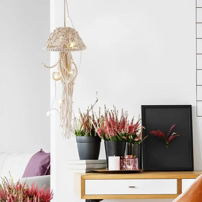 Avtoit | Artistic Jellyfish Dream Catcher Handmade Lamp