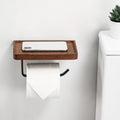 Avtoit | Wood storage towel roll toilet paper holder