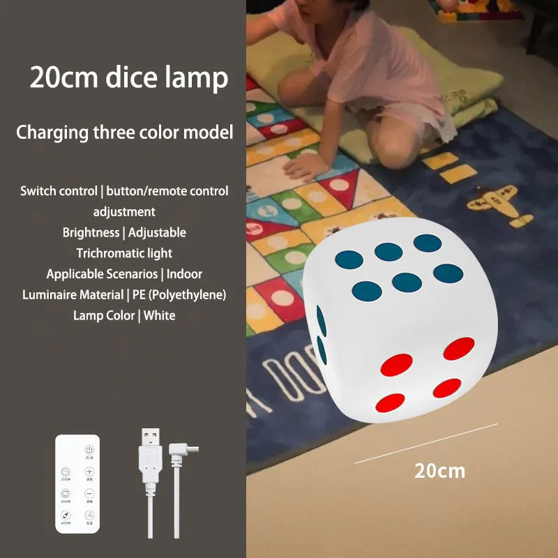 Avtoit | Huge Dice Bedside Atmosphere Floor Table Lamp