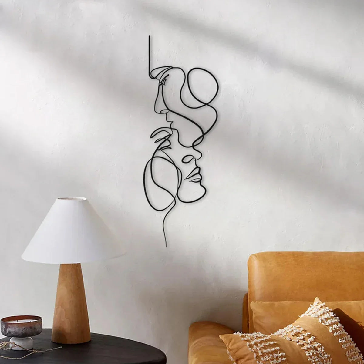 Avtoit | Black Metal Wall Art | Abstract Wall Sculpture