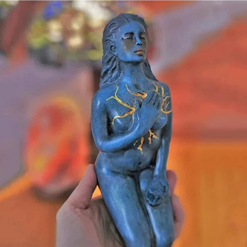 Avtoit | Healing Goddess Sculpture: Resin abstract