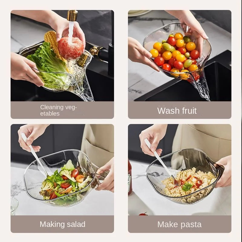 Avtoit | Crystal Clear Multifunctional Kitchen Drain Basket