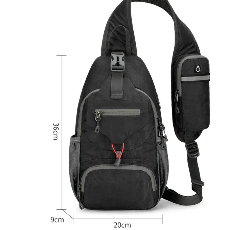 Avtoit | SecurePack | Anti-Theft Waterproof Multi-Pocket Shoulder Backpack – Lightweight Crossbody Travel Bag