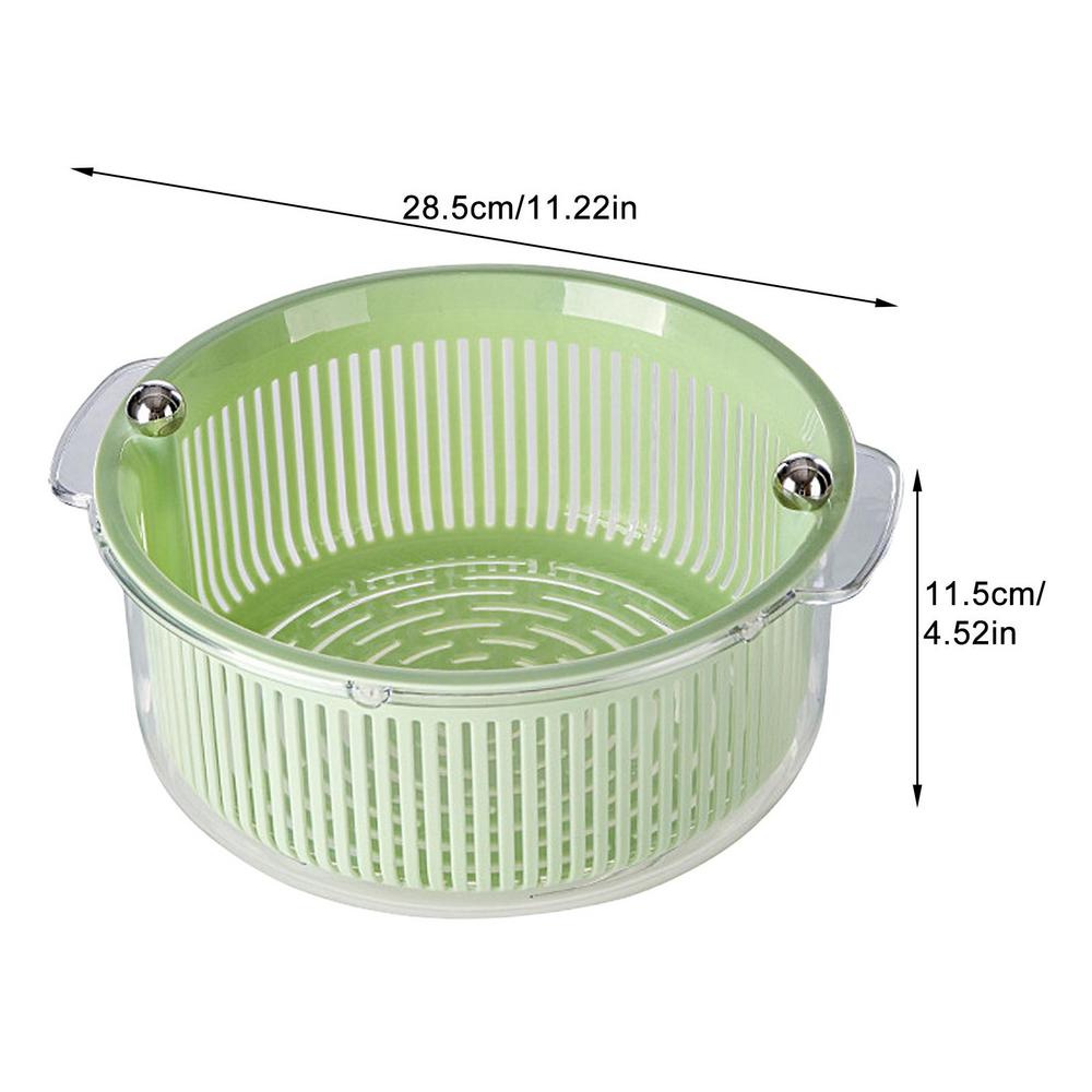 Avtoit | Manual Spin Vegetable Drainer Basket