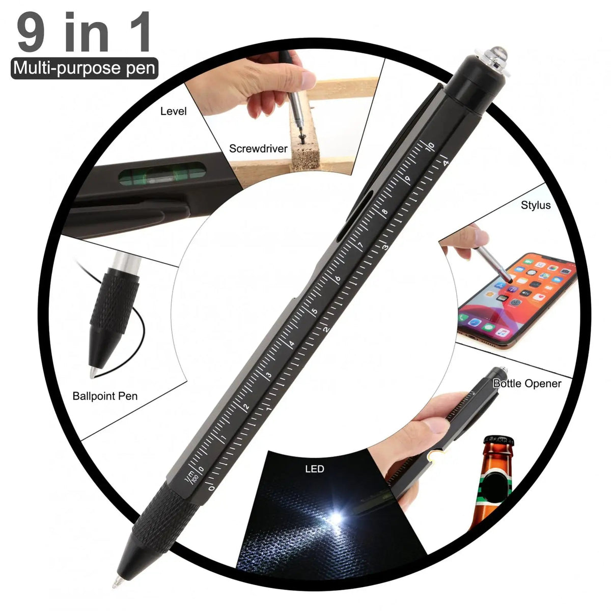 Avtoit | 9in1 Multifunctional Task Master Pen