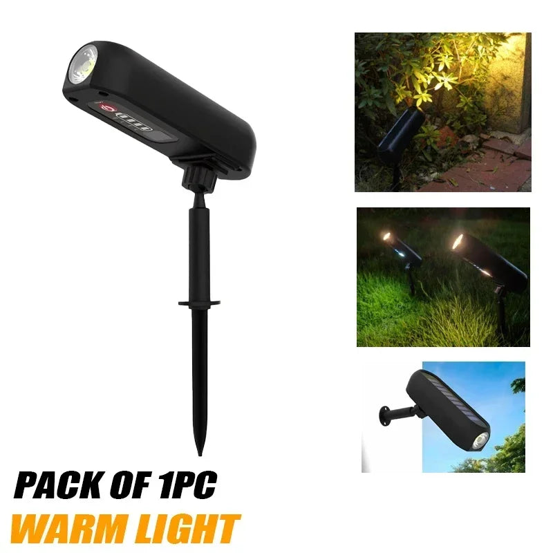Avtoit | LumoGlow | LED Solar Spotlight | 2-in-1 Light Mode | IP65 Waterproof