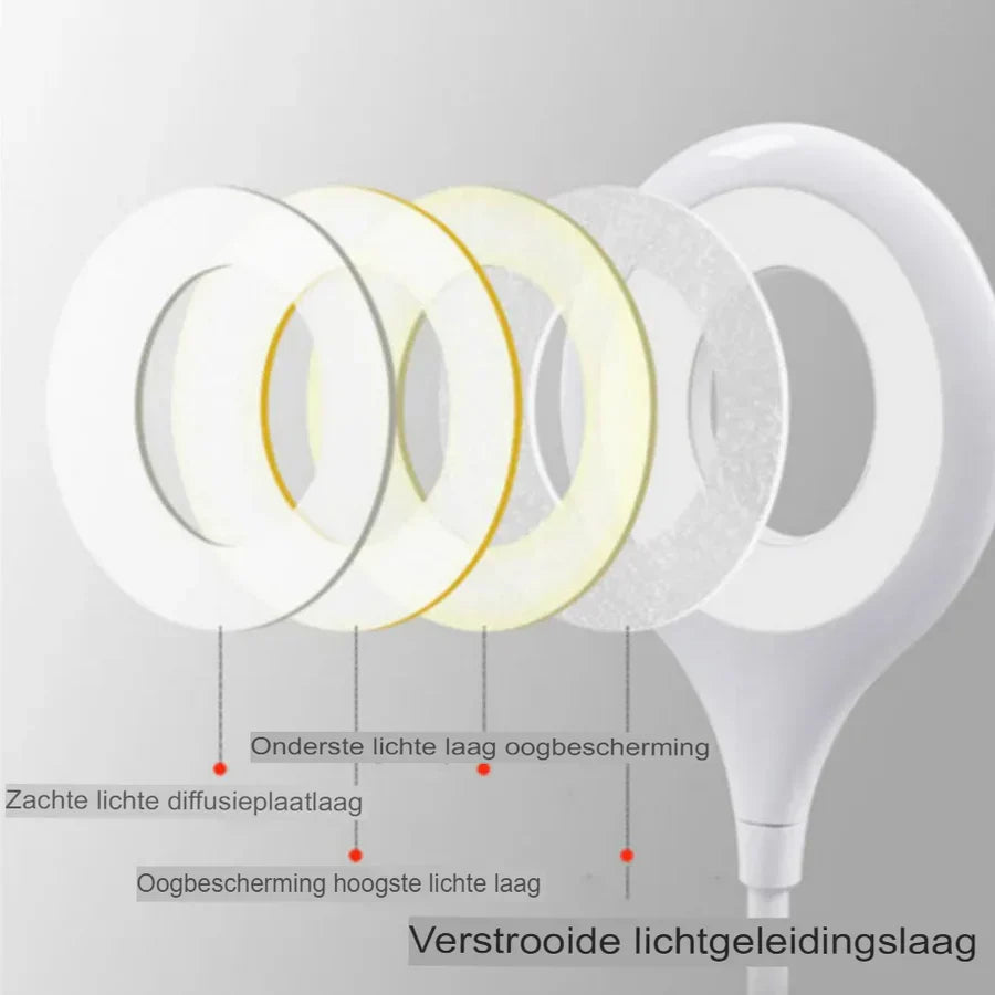 Avtoit | Compact and Rechargeable Night Light – Flexible LED Light for Desk and Nightstand