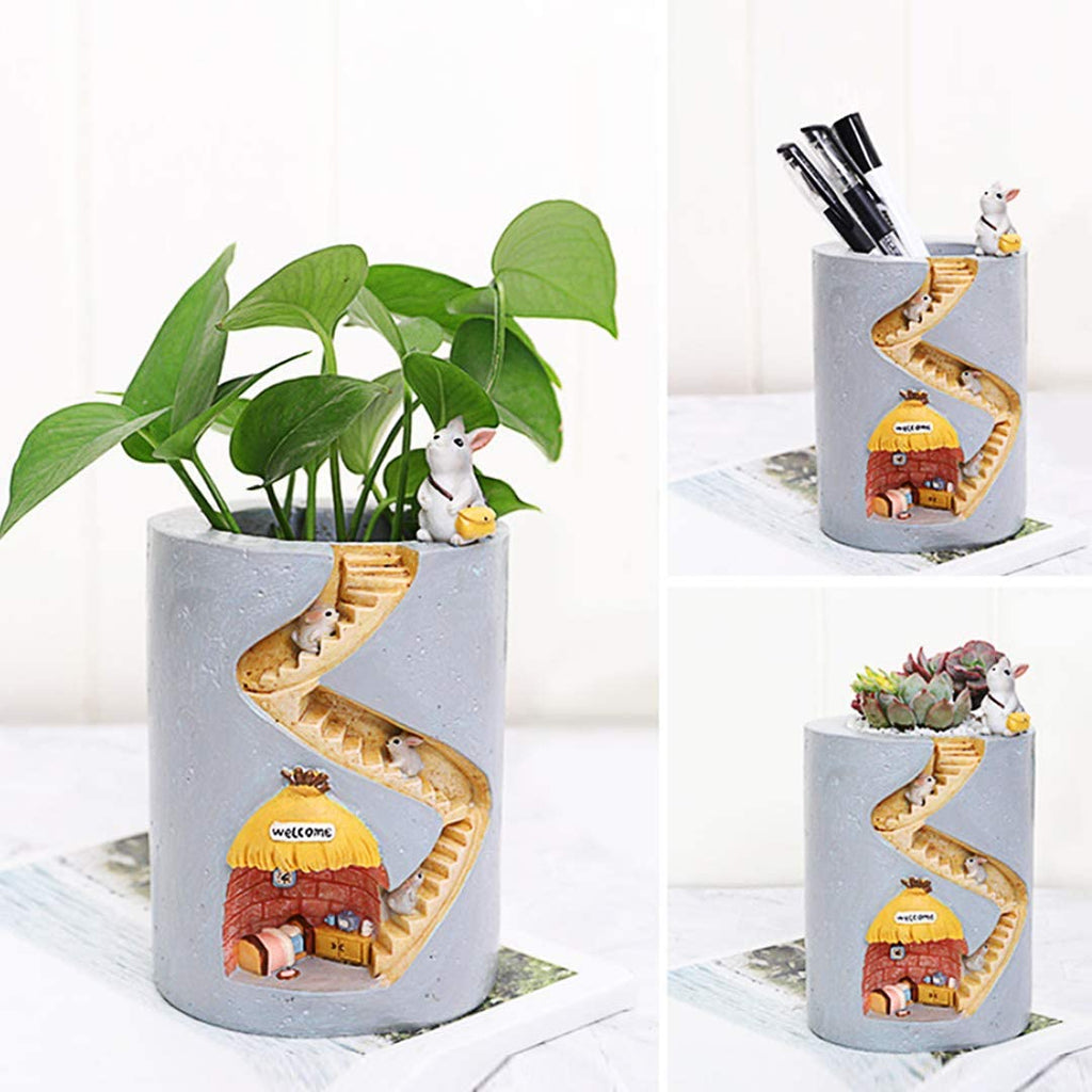 Avtoit | Fantastic Fusion: Unique Artistic Resin Flower Pots