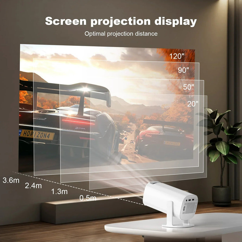 Avtoit | Smart Mini Android 4K Support Home Cinema Projector