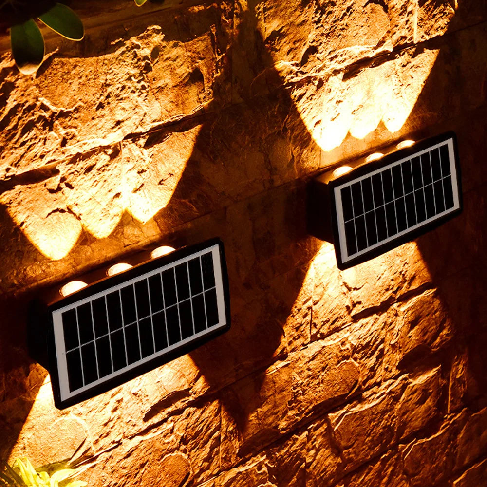 Avtoit | Solar LED outdoor wall light with up & down effect – Modern wall lighting for garden and terrace
