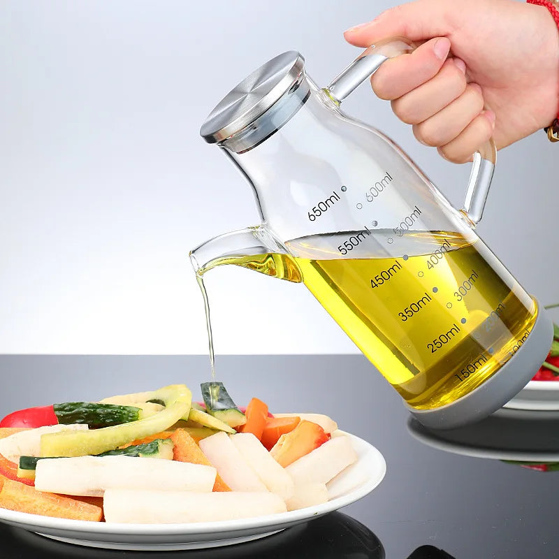 Avtoit | Pure Glass Measuring Scale Oil Dispenser  Bottle