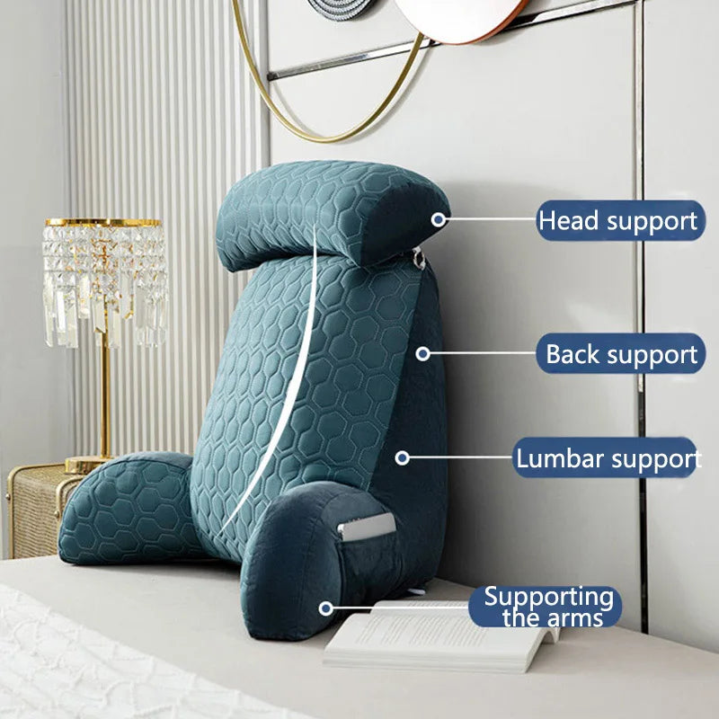Avtoit | Ultra Cool Latex Washable Comfy Reading Back Pillow