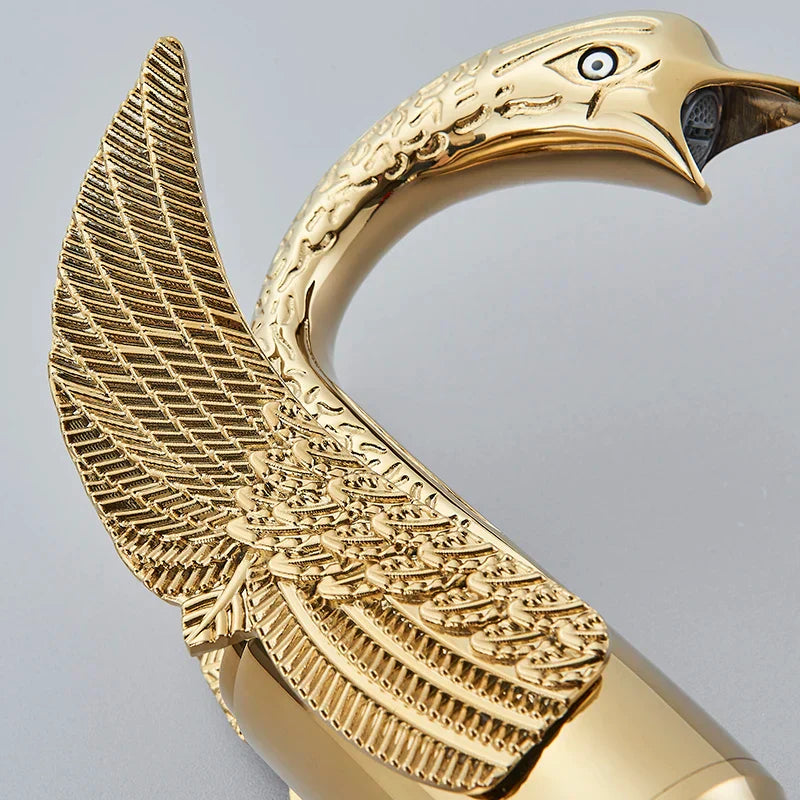 Avtoit | Swan Single Handle Golden Basin Faucet