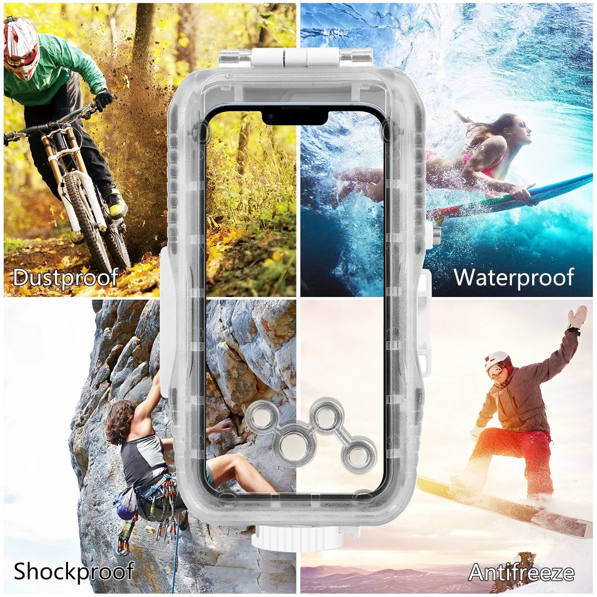 Avtoit | Waterproof Diving Case for iPhone with 40m Depth Protection & Touch Control – AquaShield