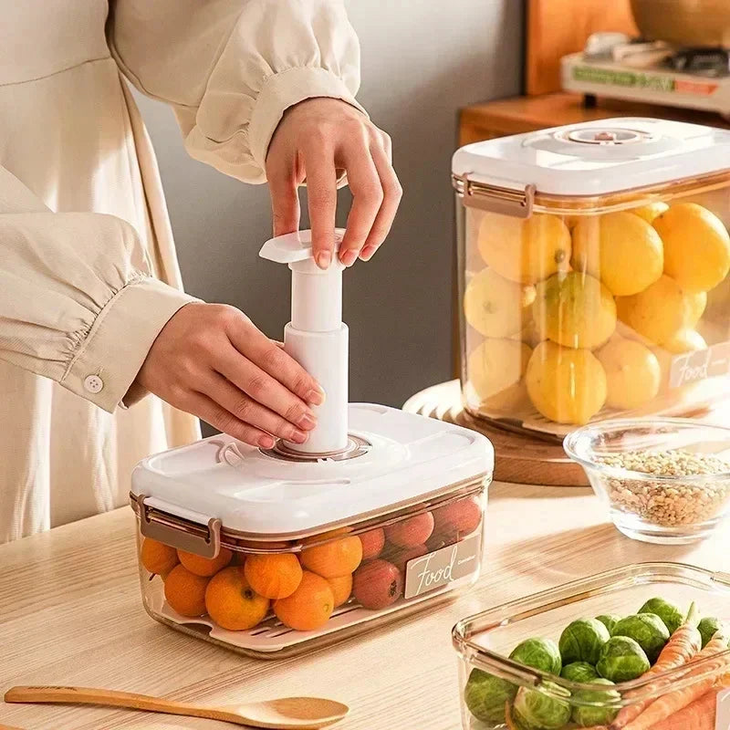 Avtoit | Food Vacuum Storage Box Transparent Container with Hand Pump – FreshLock