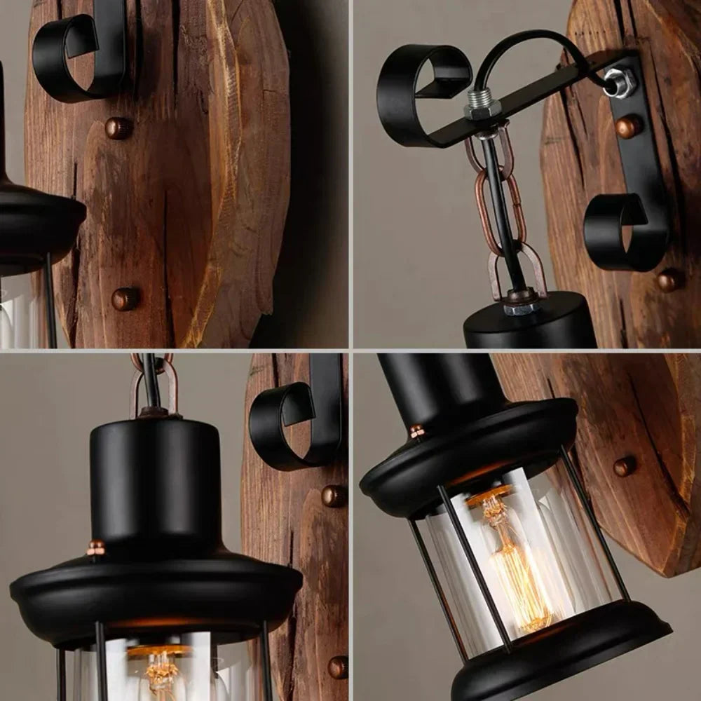 Avtoit | Retro Lantern Lamp Industrial Lantern Wall Light