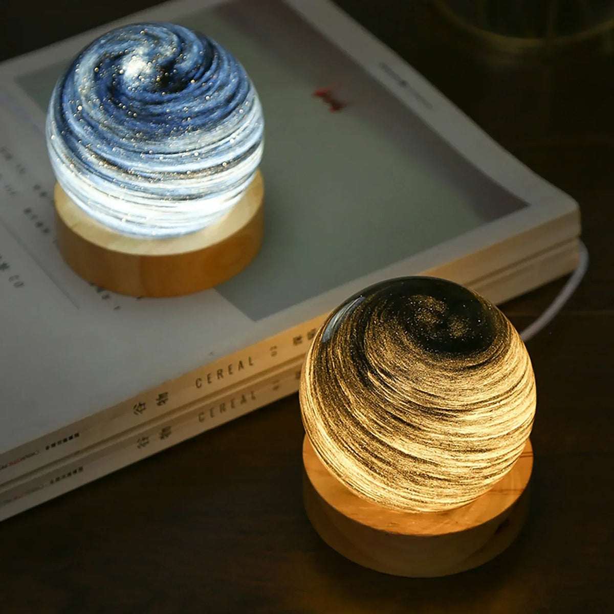 Avtoit | 3D Crystal Planets Atmosphere Night Lamp