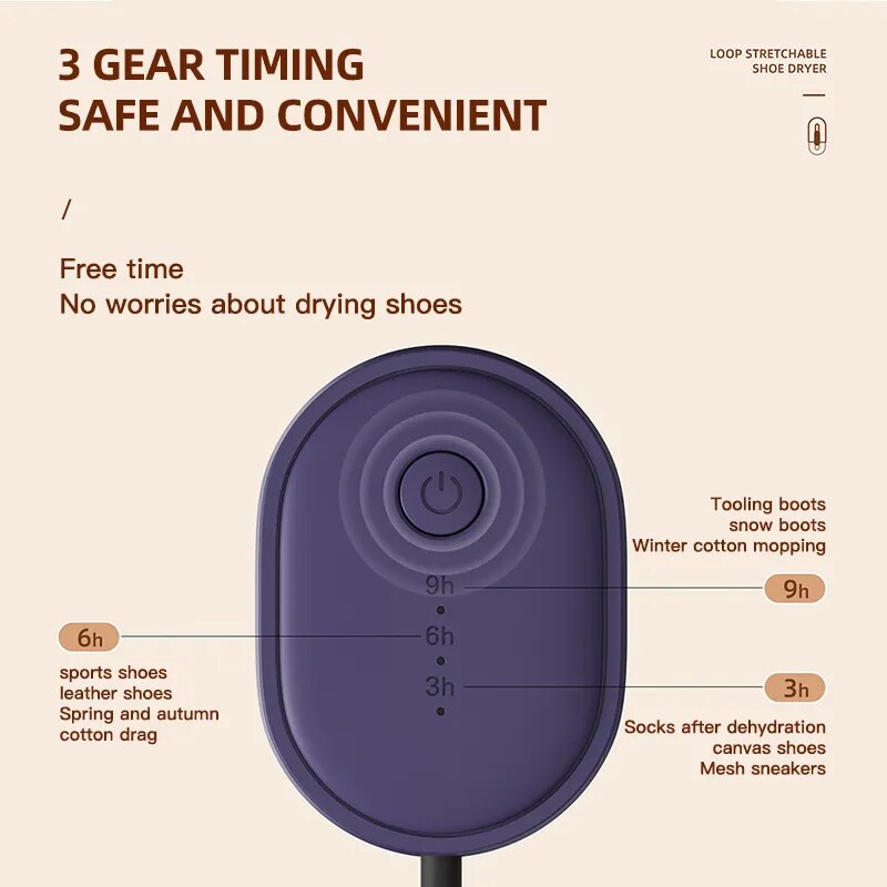 Avtoit | Stretchable Wearable Electric Sterilization Shoe Dryer