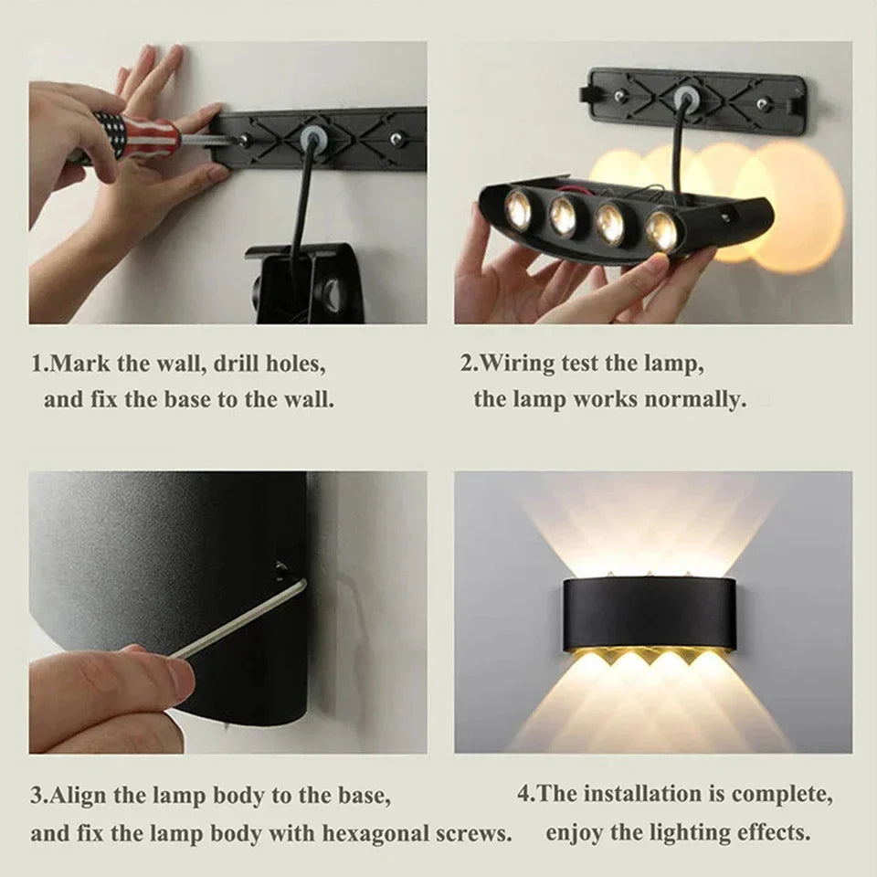 Avtoit | Modern lighting, indoor or outdoor: The versatile LED wall lamp