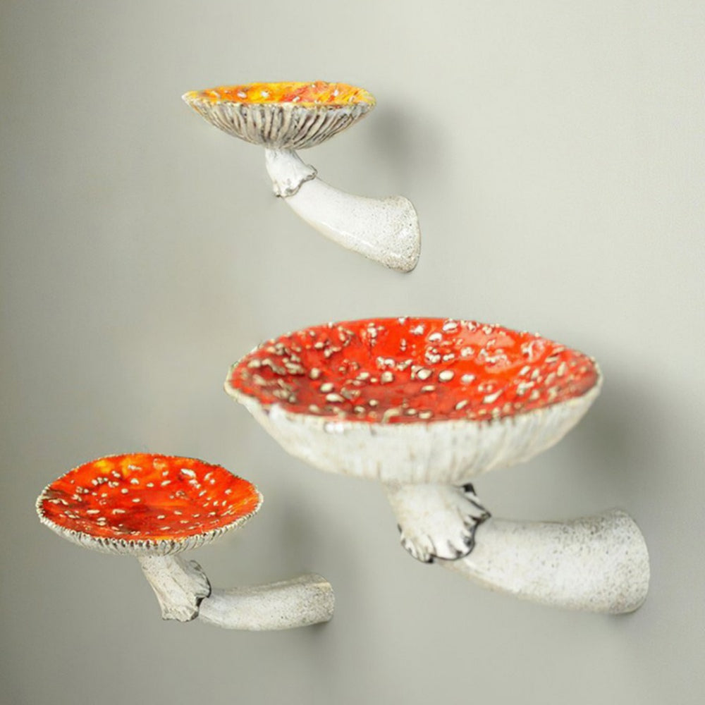 Avtoit | Mushroom Shape Floating Resin Wall Shelf