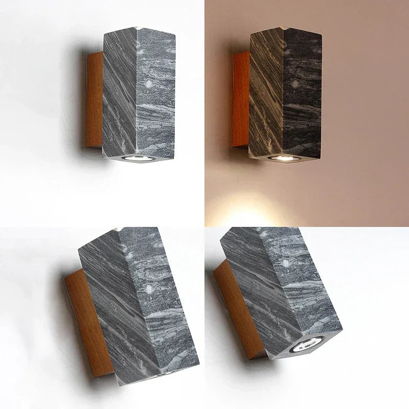 Avtoit | ZenBeam – Grey Wabi-Sabi Wall Lamp for Tranquil Ambience