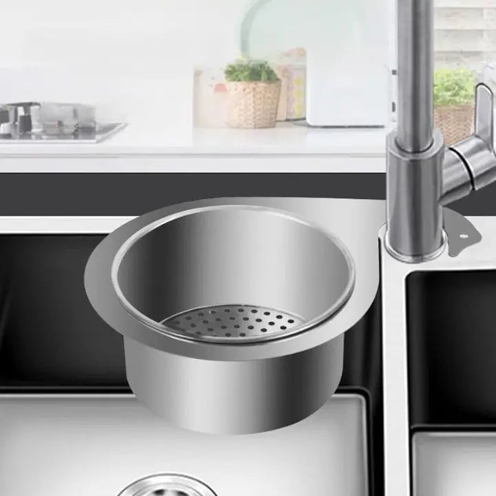Avtoit | Strainer for sink in swan shape – Space-saving stainless steel drain filter