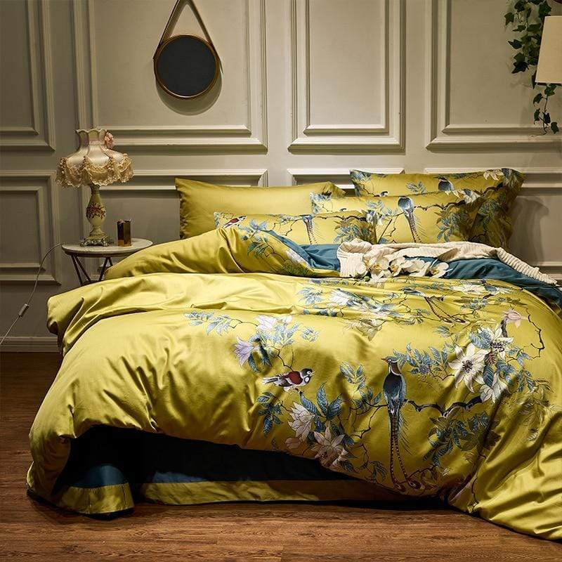 Avtoit | TranquilGold – Soft Egyptian Cotton Pillowcase Set for Relaxing Sleep