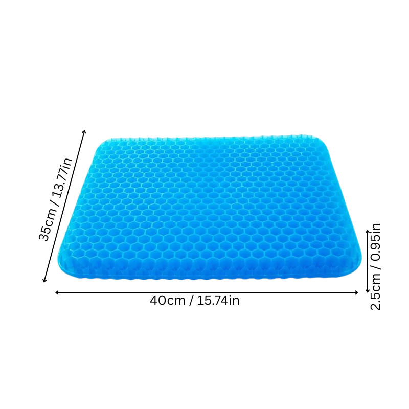 Avtoit | Cooling Gel Seat Cushion | Breathable, Flexible & Pain Relief for Office Chairs, Cars, and Home Use