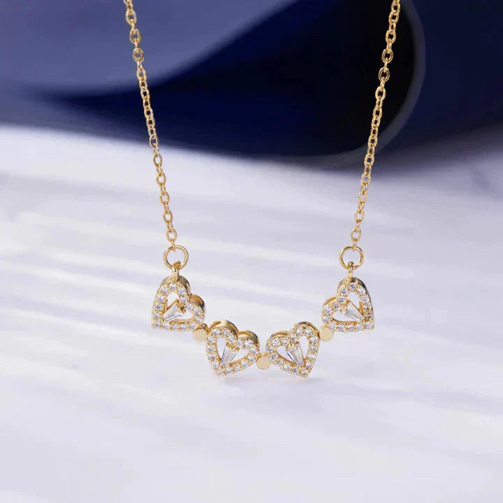 Avtoit | Magnetic Leaf & Heart Necklace