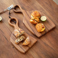 Avtoit | NutriCraft – Luxurious walnut cutting board with double-sided functionality for kitchen and presentation