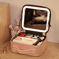 Avtoit | Portable Travel Makeup Case with LED Mirror & Adjustable Light
