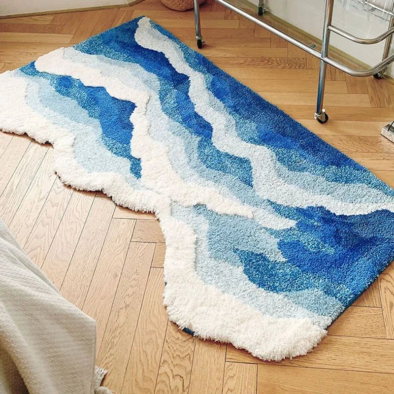 Avtoit | Soft Surf Anti-Slip Plush Wave Rug