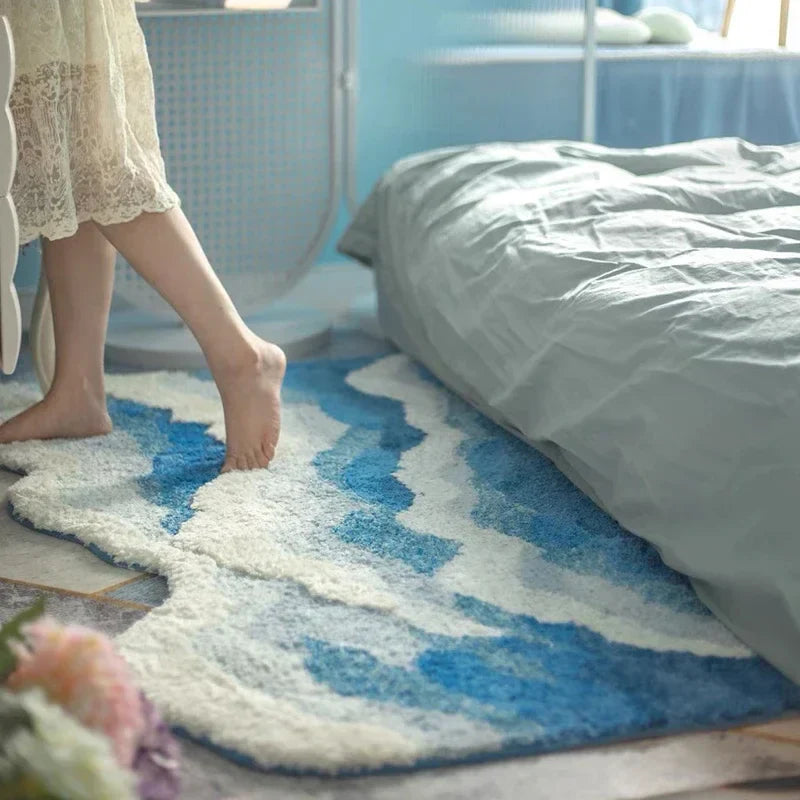 Avtoit | Soft Surf Anti-Slip Plush Wave Rug
