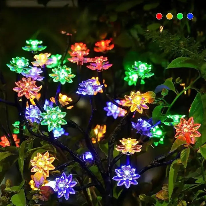 Avtoit | Solar Cherry Blossom Lights | Waterproof LED Decor for Outdoors